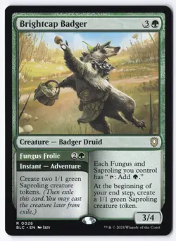 Brightcap Badger R Commander: Bloomburrow 28 NM - Image 1