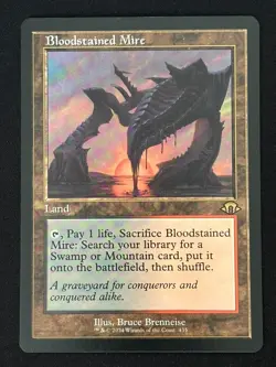 1x MTG Bloodstained Mire (Retro Frame) - Modern Horizons 3 (MH3) #435 - Magic - Image 1
