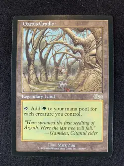 MTG Gaea's Cradle Urza's Saga 321/335 Regular Rare LP - Image 2