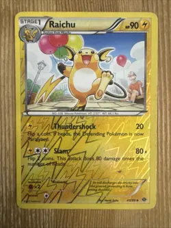 Raichu - 40/99 - Uncommon - Reverse Holo HP, English Pokemon Next Destinies - Image 1