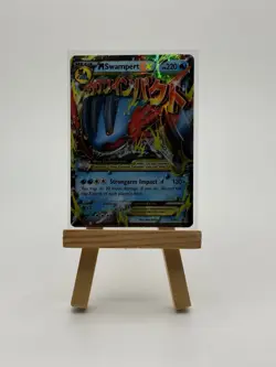 Pokemon TCG 2015 XY Black Star Promo Mega Swampert EX Holo XY87 - Image 1
