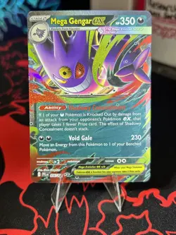 Mega Gengar ex 056/094 Mega Evolution Phantasmal Flames Pack Fresh Pokemon TCG - Image 3