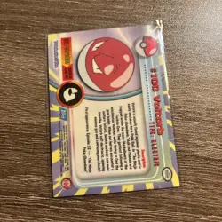 Voltorb Holo #100 Pokemon Topps 1999/2000 TV Animation Blue Logo Series 1 LP - Image 2