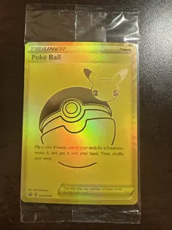 Poke Ball SWSH146 Pokemon Celebrations Promo Sealed - Image 1