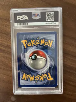 1999 Pokemon TCG Zapdos Holo Fossil Unlimited #15 PSA 7 Rare Vintage - Image 2