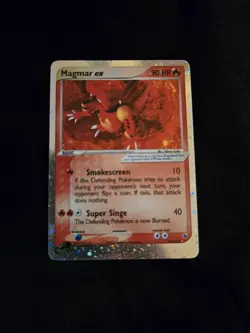 Pokemon Ruby And Sapphire Magmar EX Holofoil - Image 1