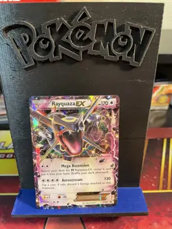 Pokemon Rayquaza EX XY69 Black Star Promo Lightly Played - Image 1