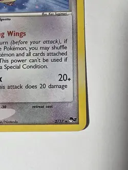 Pidgeot 2/17 Pokemon Promo Pop Series 2 Holo Rare Ex Era 2006 W/Swirl - Image 2