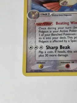 Pidgeot 2/17 Pokemon Promo Pop Series 2 Holo Rare Ex Era 2006 W/Swirl - Image 3