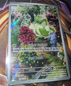 Sprigatito 196/193 Illustration Rare - IR Full Art - Pokemon Paldea Evolved - NM - Image 1