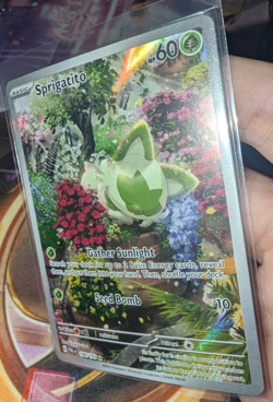 Sprigatito 196/193 Illustration Rare - IR Full Art - Pokemon Paldea Evolved - NM - Image 3