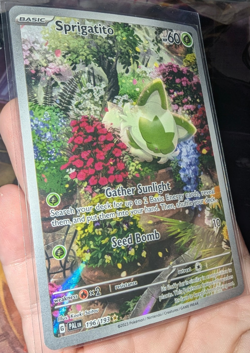 Sprigatito 196/193 Illustration Rare - IR Full Art - Pokemon Paldea Evolved - NM - Image 4