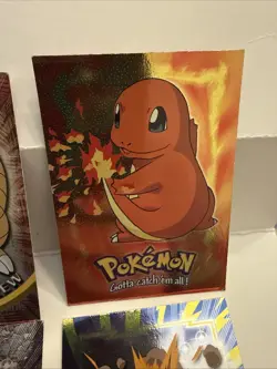2000 Pokemon TCG Vintage Lot Holo Charmander Sandshrew, Golem, Voltorb - Creases - Image 5