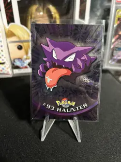 Topps Pokemon Haunter 93 2000 TV Animation Series 2 Foil Blue Logo - Image 1