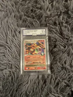 2009 Pokemon D & P Black Star Promo Charizard AGS 9.5 - Image 1