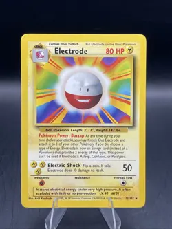 Electrode 021/102 Base Set Regular Non Holo Pokemon TCG - Image 1