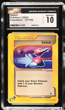 Pokemon 2002 Switch Expedition 157/165 CGC 10 - Image 1