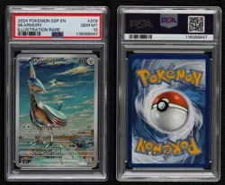 Skarmory Illustration Rare Pokemon SV08: Surging Sparks PSA 10 GEM MT - Image 3