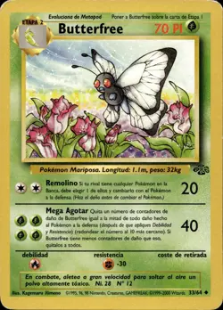 Butterfree 33/64 Uncommon Jungle Multi Item Discount HP - Image 1