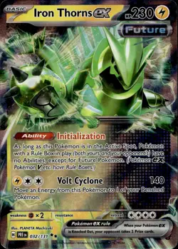 Iron Thorns ex 032/131 Double Rare Prismatic Evolutions Multi Item Discount NM - Image 1