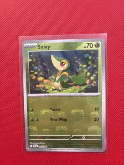 Pokemon TCG Snivy Holo Black Bolt Master Ball Series 001/086 - Image 1