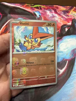 English Pokemon TCG Victini (Master Ball Pattern) 012/086 Black Bolt - Image 1