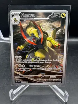 Pokemon TCG Haxorus 147/086 Black Bolt Illustration Rare - Image 1