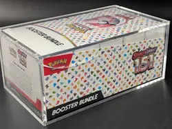 Pokemon 151 SV3.5 Booster Bundle Display Factory Sealed Case W/Acrylic Case - Image 4