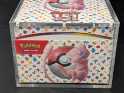 Pokemon 151 SV3.5 Booster Bundle Display Factory Sealed Case W/Acrylic Case - Image 5