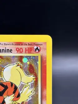 Blaine's Arcanine 1/132 Pokemon Gym Challenge Holo LP/NM Condition A - Image 3