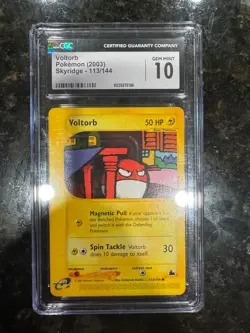 2003 Pokemon Voltorb 113/144 Skyridge Regular CGC 10 Non Holo - Image 3
