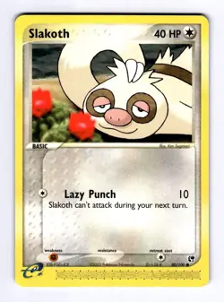 Slakoth Sandstorm #80 (2003) Common NM Pokemon - Image 1