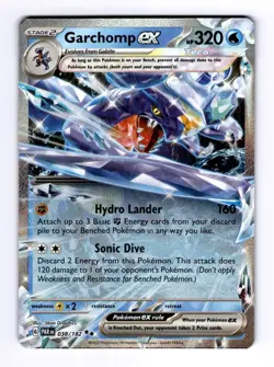 Garchomp ex - 038/182 SV04: Paradox Rift #038 (2023) Double Rare Holo NM Pokemon - Image 1