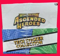 Pokemon MEGA EVOLUTION ASCEDED HEROES Tech Sticker Collection - Image 1