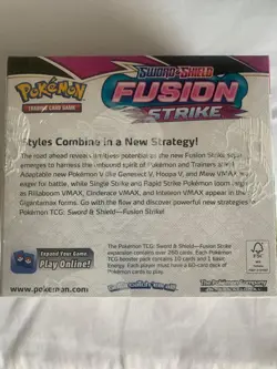 Pokemon TCG Sword & Shield Fusion Strike Factory Sealed Booster Box - Image 2