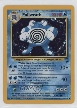 Poliwrath Holo Pokemon Base Set 2 #15 2000 - Image 1
