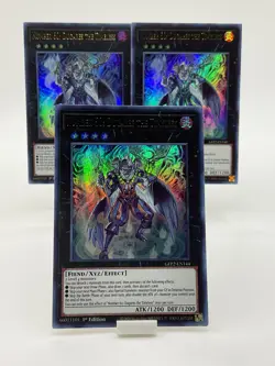 Yu-Gi-Oh Number 60:Dugares The Timeless GFP2-EN144 Ultra Rare 1st Ed. X3 PlaySet - Image 1