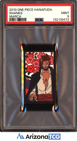 One Piece 2010 Shanks March One Piece Hanafuda PSA 9 - Image 1