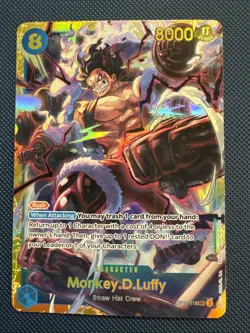 One Piece Monkey.D.Luffy (118) - A Fist of Divine Speed (OP11) NM Foil - Image 1