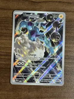 Pokemon Thundurus 209 Sv: Scarlet & Violet Promo Cards Holo NM - Image 1