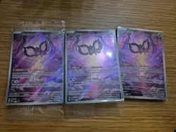 3 SEALED Pokemon Center Exclusive SVP #129 Pecharunt ETB Promo Pokemon TCG Card - Image 1