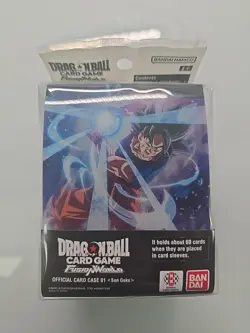 Dragon Ball Super Card Game Fusion World Official Card Case 01 Son Goku Deck Box - Image 1