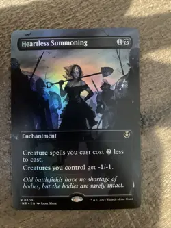 Heartless Summoning Borderless 309 FOIL NM Innistrad Remastered Free Shipping NM - Image 1