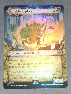FOIL Mutable Explorer R 0327 - (Showcase) Lorwyn Eclipsed MTG ECL Rare Magic - Image 1