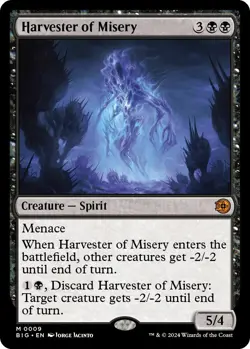 MTG Foil - Harvester of Misery - 9 / NM / English - Image 1