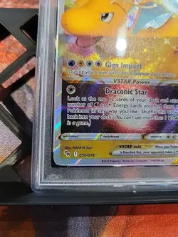 Dragonite VSTAR 050/078 Pokemon GO PSA 9 - Image 5