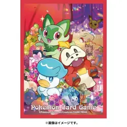Pokemon Gift of Fuecoco, Quaxly & Sprigatito Sleeves Deck Shields 64 Sleeves USA - Image 1