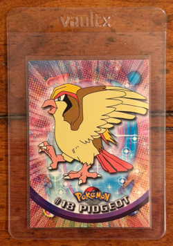 1999 Topps Pokemon Pigeot #18 TV Animation Edition Blue Logo - NM - Image 1