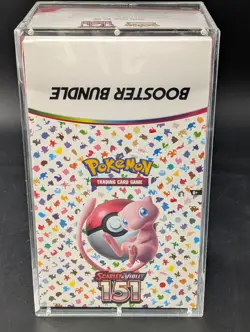 Pokemon 151 SV3.5 Booster Bundle Display Factory Sealed Case W/Acrylic Case - Image 1