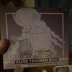 Pokemon Sword & Shield Chilling Reign Elite Trainer Box Ice Rider Shadow Rider - Image 1